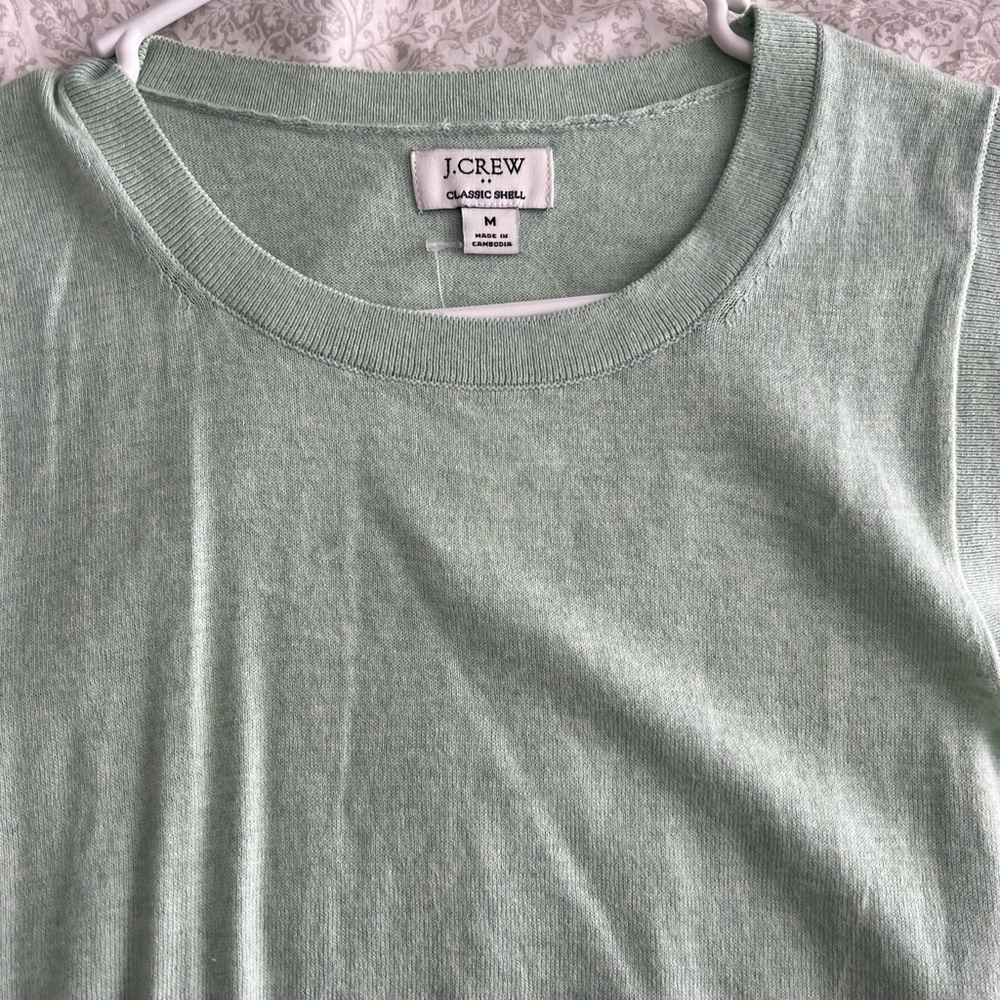 J.Crew Classic Shell in Light Green